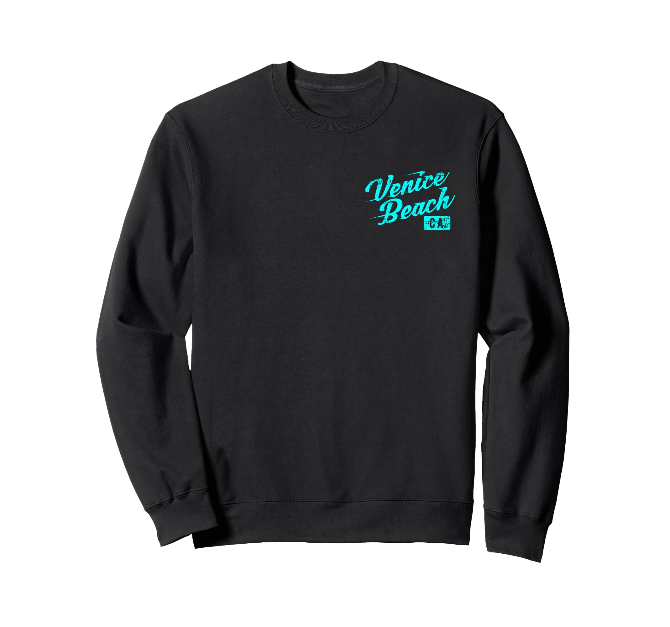 Venice Beach California Distressed Sweatshirt - Trendy Graphic Men Women - T-Shirt, Sweatshirt, Hoodie