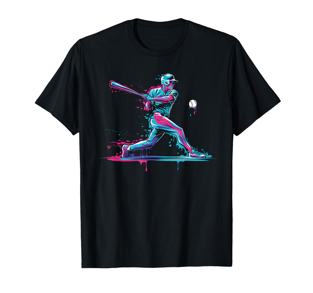 Baseball Player Baseball Drip T-Shirt - Casual Everyday Wear for Adults - T-Shirt, Sweatshirt, Hoodie