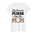 My Favorite Player Calls Me Mom T-Shirt - Minimalist Print Men Women - T-Shirt, Sweatshirt, Hoodie