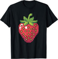 Retro 8-bit Gamers Pixel Art Strawberry Fruit - Adult & Kids T-Shirts, Sweatshirts & Hoodies apparel design preview 1
