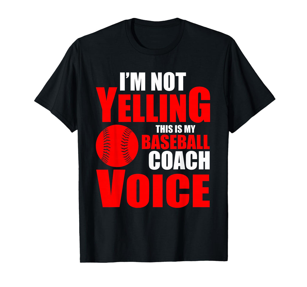 Baseball Coaching Voice Gift I Assistant T-Shirt - Minimalist Print Unisex - T-Shirt, Sweatshirt, Hoodie