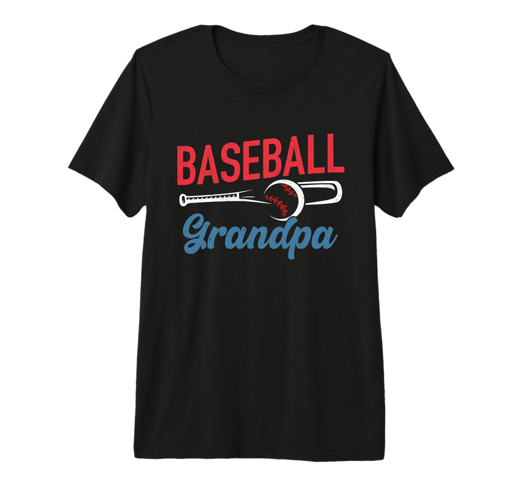 Mens Baseball Grandpa Life Happy Fathers T-Shirt - Graphic Print Men Women - T-Shirt, Sweatshirt, Hoodie
