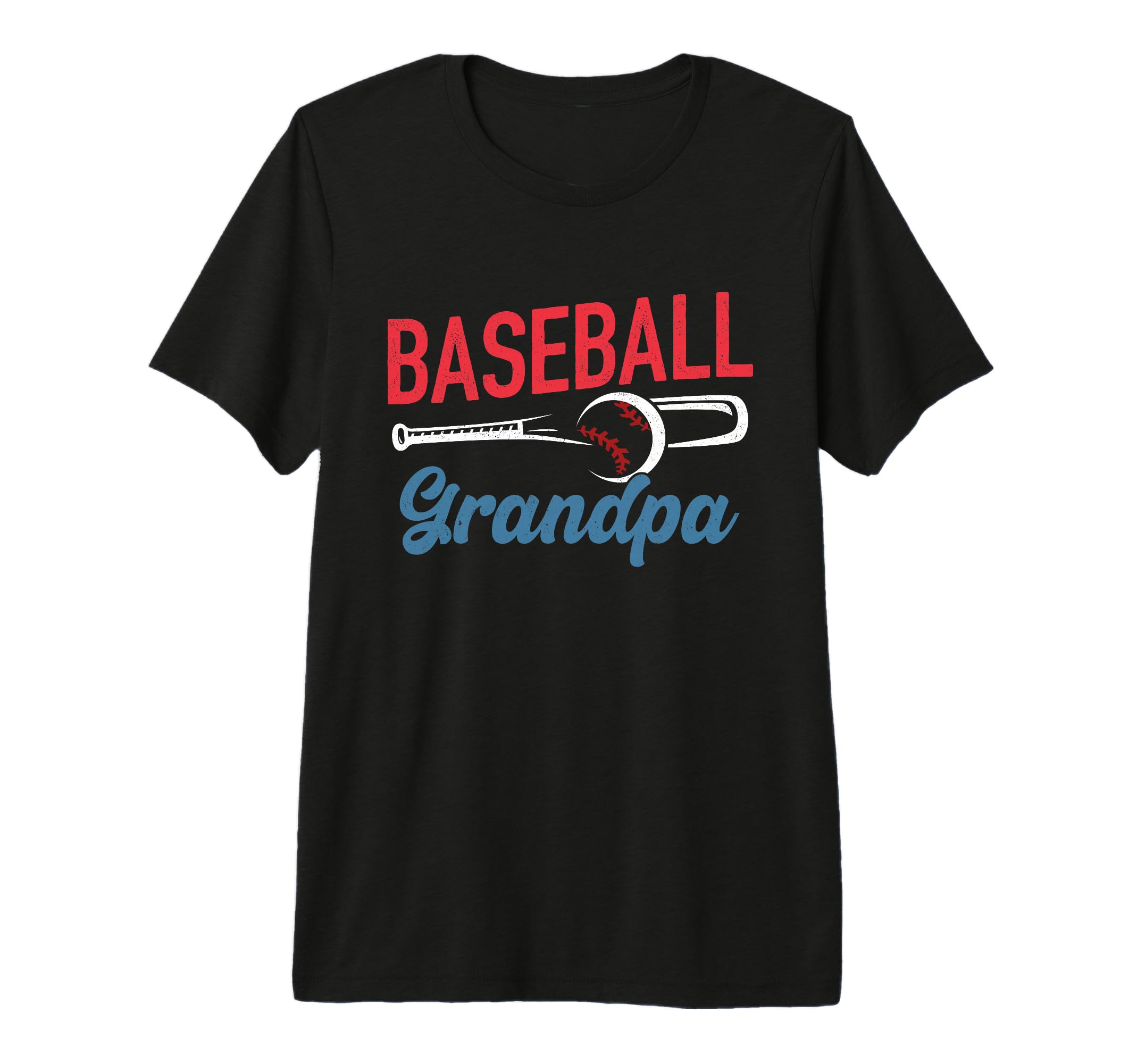 Mens Baseball Grandpa Life Happy Fathers T-Shirt - Graphic Print Men Women - T-Shirt, Sweatshirt, Hoodie