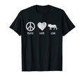Peace Love Lion Lover Lion Funny Lion T-Shirt - Aesthetic Graphic Men Women - T-Shirt, Sweatshirt, Hoodie