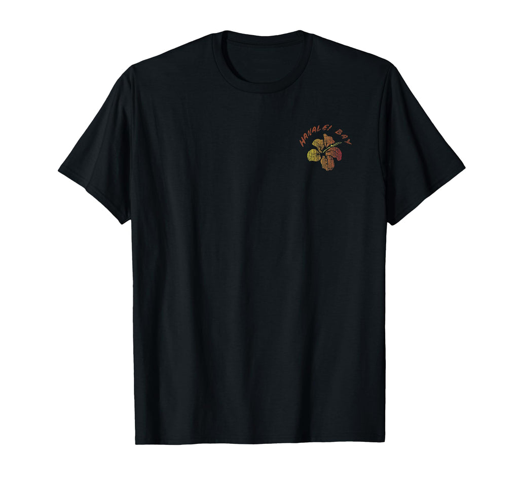 Hanalei Bay Kauai Island Hawaiian Beach Surf T-Shirt - Graphic Print Unisex - T-Shirt, Sweatshirt, Hoodie