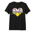 Baseball Softball Grandma Heart Softball T-Shirt - Graphic Print Men Women - T-Shirt, Sweatshirt, Hoodie