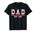 Dad Est 1987 Funny Sports Year T-Shirt - Streetwear Style for Adults - T-Shirt, Sweatshirt, Hoodie