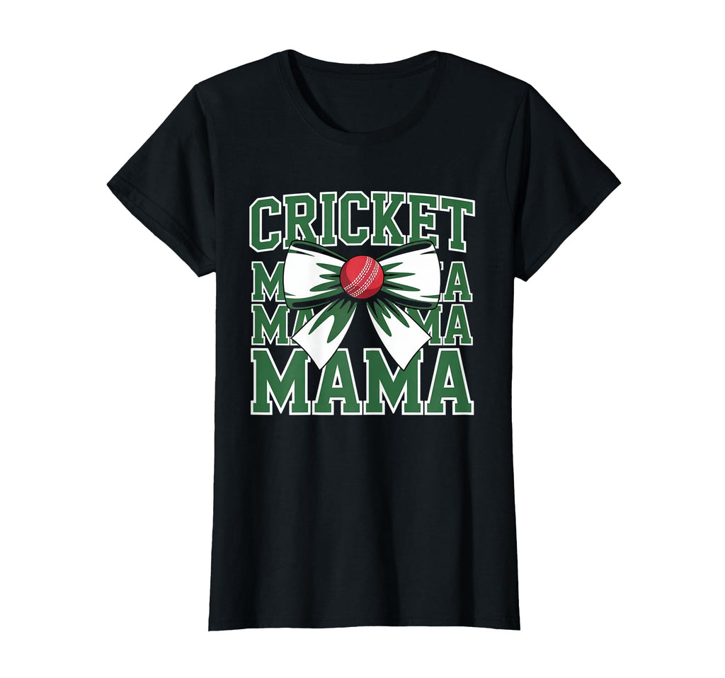 Cricket Mama Coquette Bow Game Day T-Shirt - Fun Novelty Design Unisex - T-Shirt, Sweatshirt, Hoodie