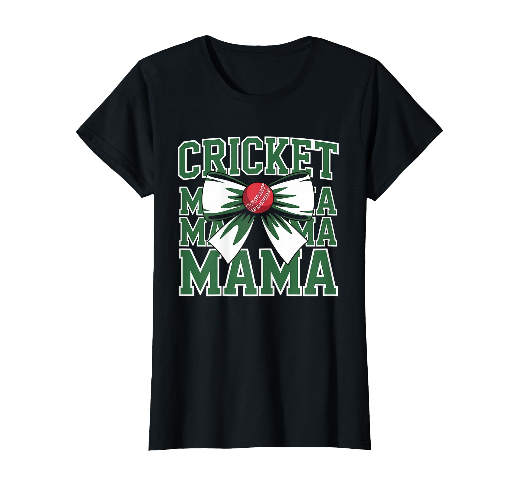 Cricket Mama Coquette Bow Game Day T-Shirt - Fun Novelty Design Unisex - T-Shirt, Sweatshirt, Hoodie