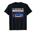 Video Home System Cassette Tape T-Shirt - Custom Art Print Unisex - T-Shirt, Sweatshirt, Hoodie