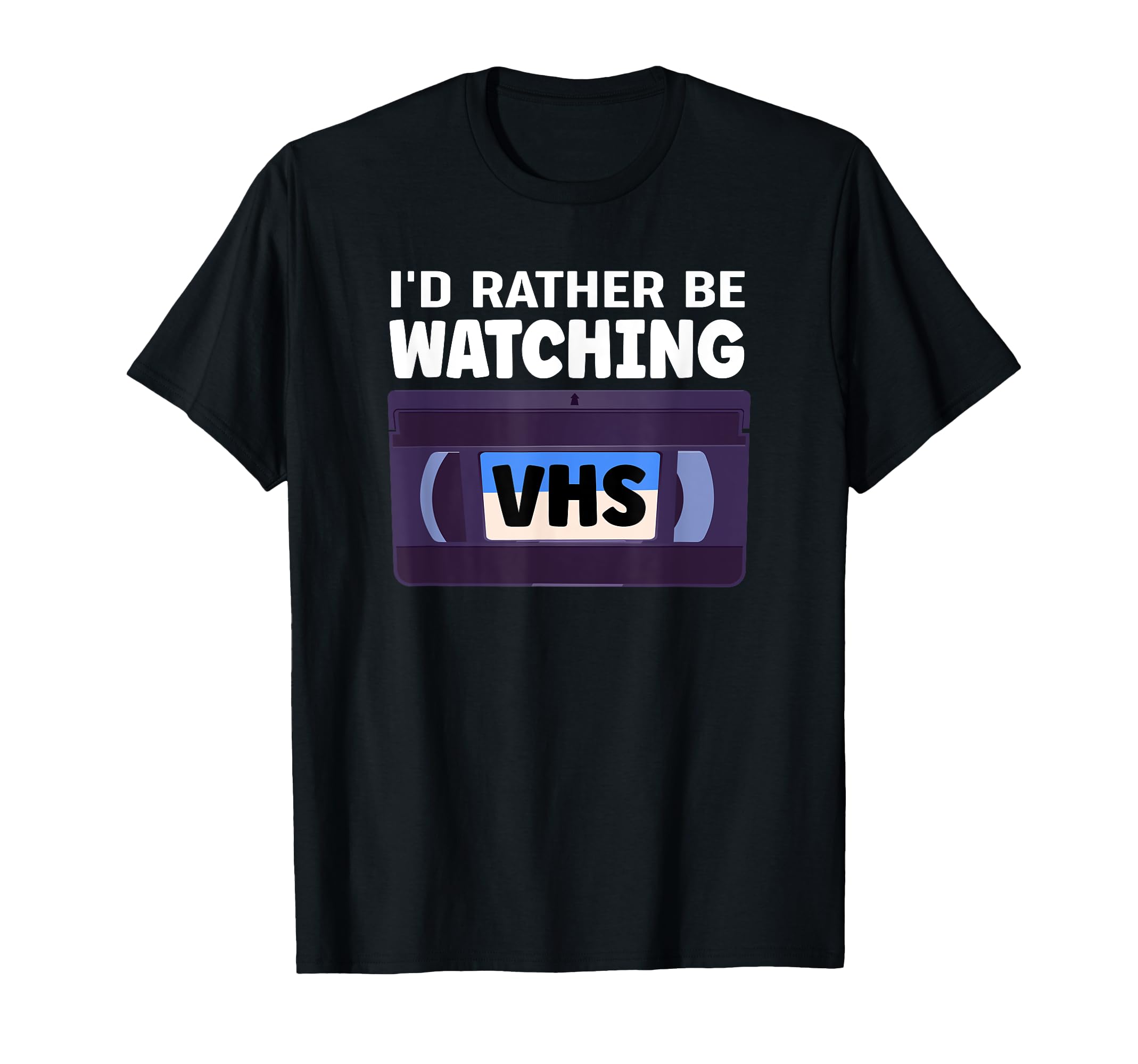 Video Home System Cassette Tape T-Shirt - Custom Art Print Unisex - T-Shirt, Sweatshirt, Hoodie