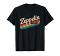 Zeppelin Airship Striped Sunset T-Shirt - Minimalist Print Men Women - T-Shirt, Sweatshirt, Hoodie