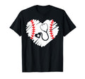 Baseball Nurse Registered Nurse Sport T-Shirt - Minimalist Print Men Women - T-Shirt, Sweatshirt, Hoodie