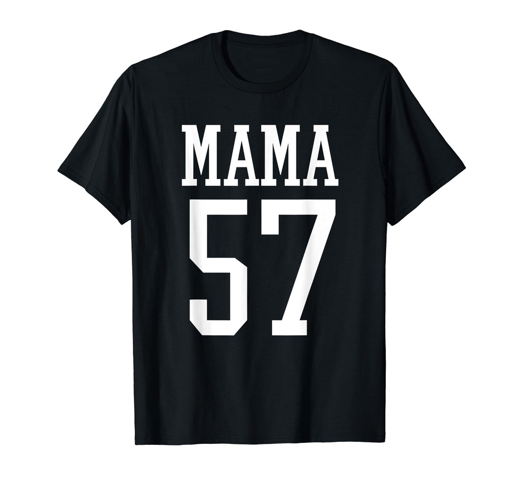 Number 57 Mama Biggest Fan Spirit T-Shirt - Minimalist Print for Adults - T-Shirt, Sweatshirt, Hoodie