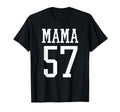 Number 57 Mama Biggest Fan Spirit T-Shirt - Minimalist Print for Adults - T-Shirt, Sweatshirt, Hoodie