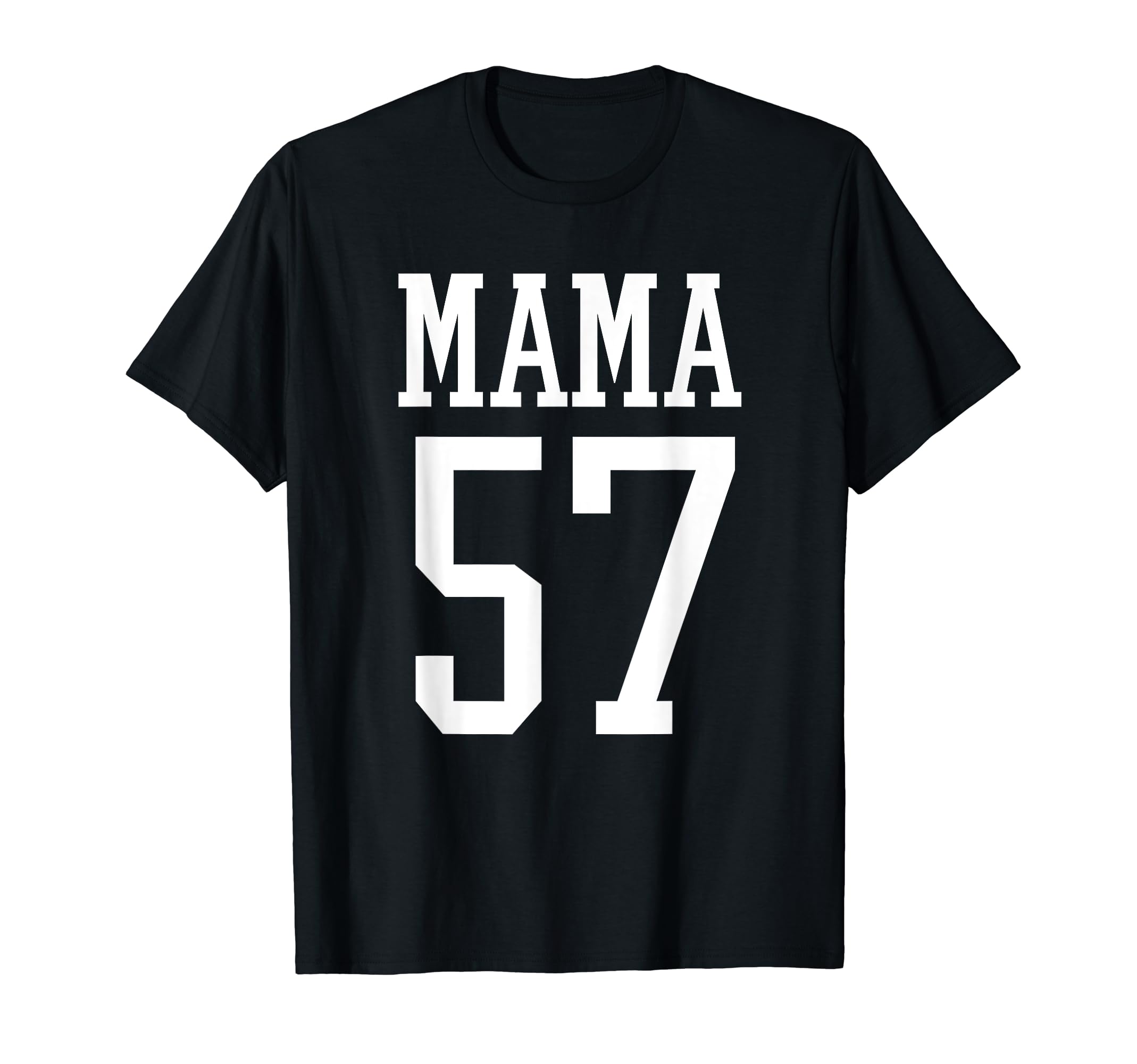 Number 57 Mama Biggest Fan Spirit T-Shirt - Minimalist Print for Adults - T-Shirt, Sweatshirt, Hoodie