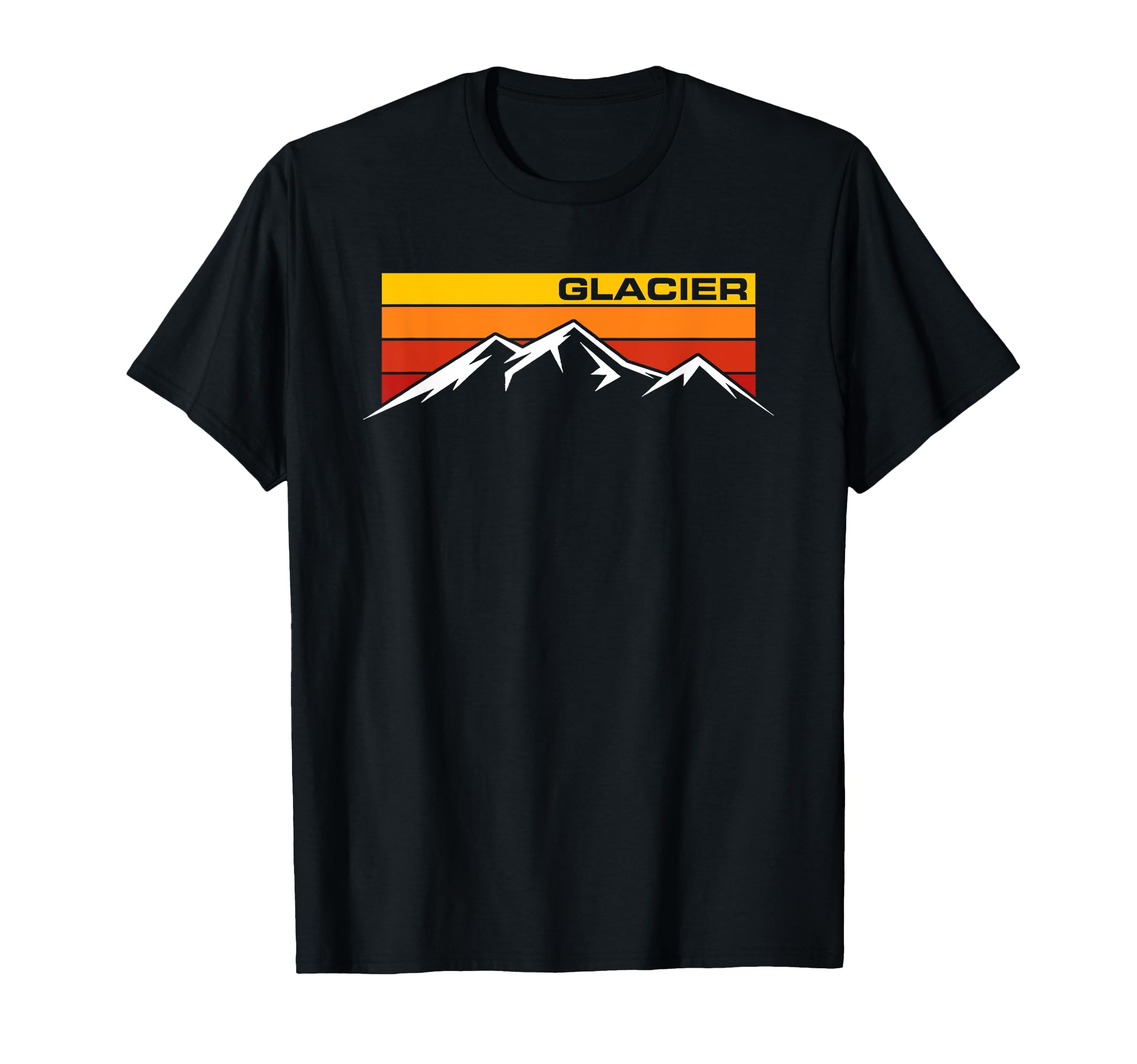 Glacier National Park Mountain T-Shirt - Casual Everyday Wear for Adults - T-Shirt, Sweatshirt, Hoodie