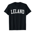 Leland Nc Distressed White Varsity T-Shirt - Graphic Print Men Women - T-Shirt, Sweatshirt, Hoodie