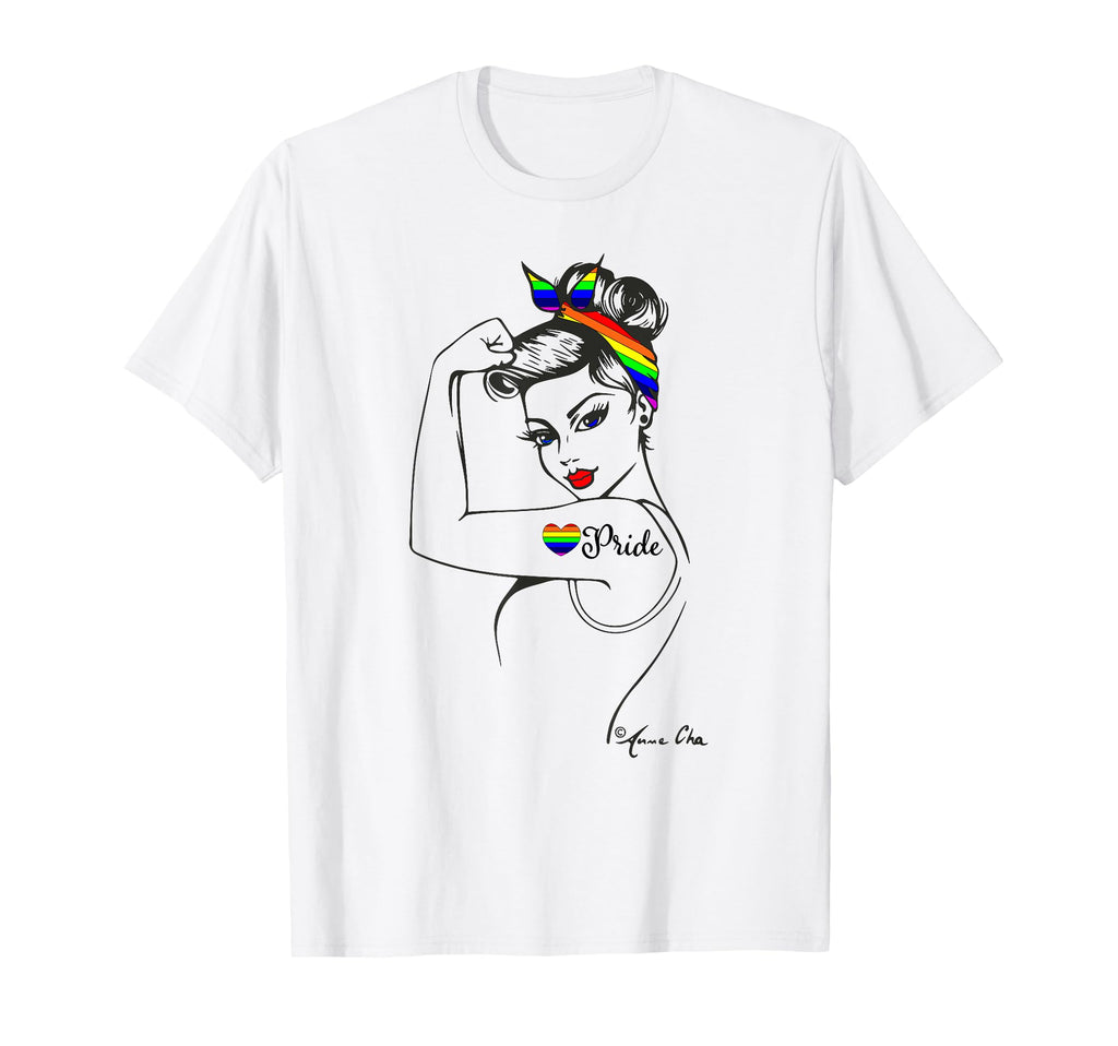 Lgbt Power Rainbow Flag Gay Pride T-Shirt - Graphic Print Men Women - T-Shirt, Sweatshirt, Hoodie
