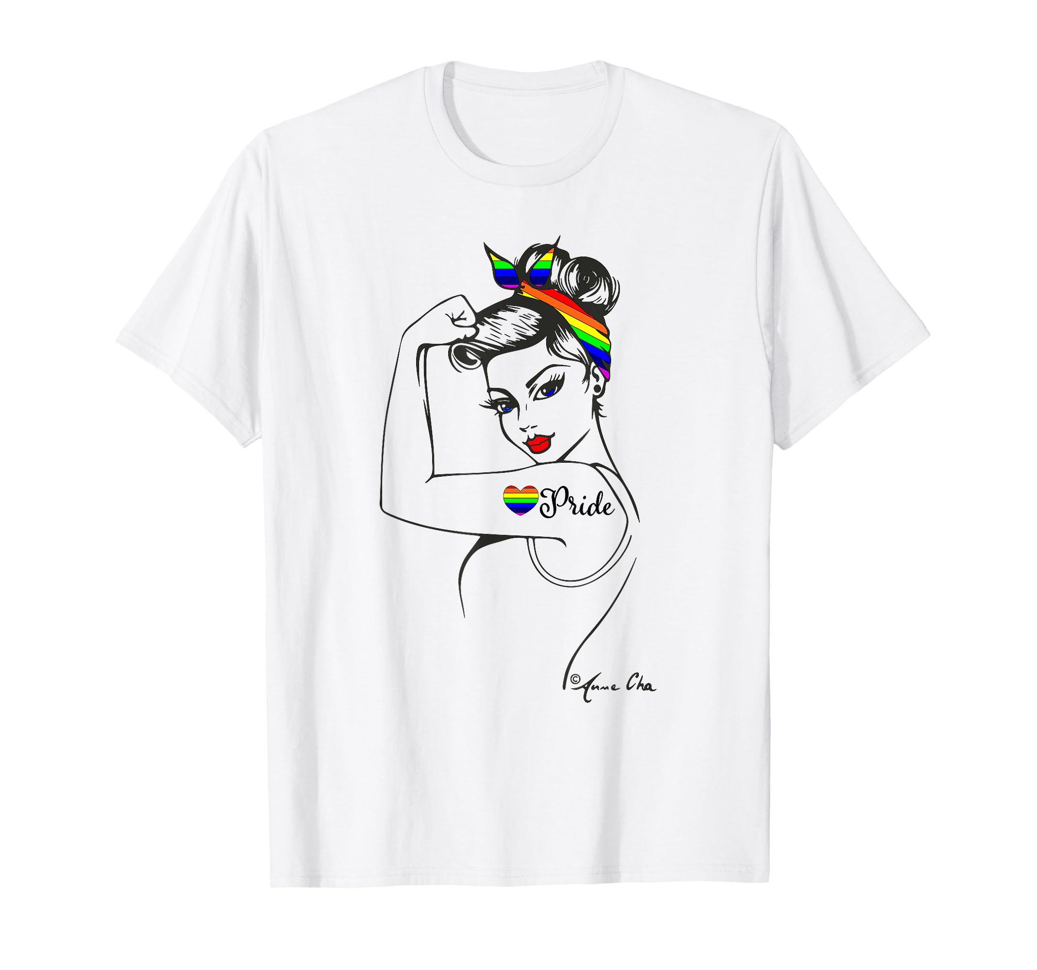 Lgbt Power Rainbow Flag Gay Pride T-Shirt - Graphic Print Men Women - T-Shirt, Sweatshirt, Hoodie