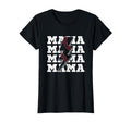 Baseball Mama Distressed Lightning T-Shirt - Minimalist Print Men Women - T-Shirt, Sweatshirt, Hoodie