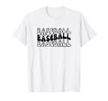 Baseball Mama Groovy Baseball Mom T-Shirt - Minimalist Print for Adults - T-Shirt, Sweatshirt, Hoodie