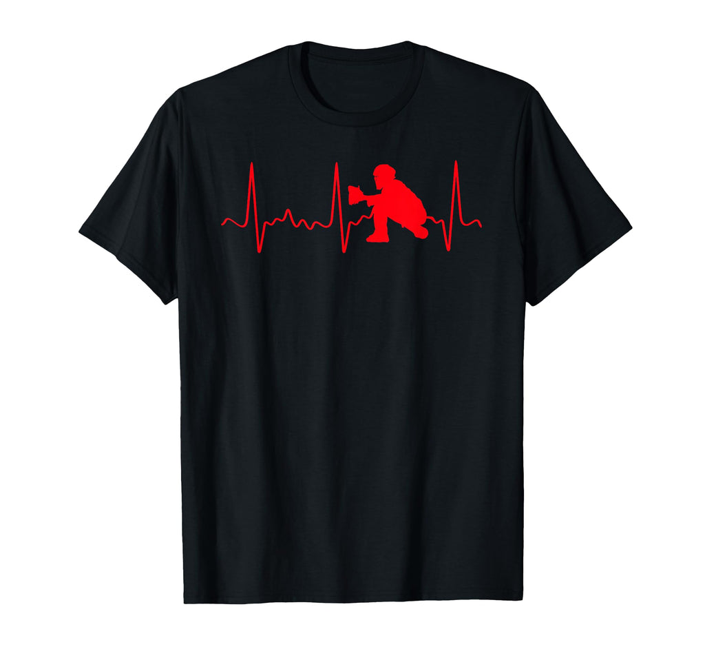 Baseball Catcher Red Baseball Catcher T-Shirt - Unique Graphic Men Women - T-Shirt, Sweatshirt, Hoodie