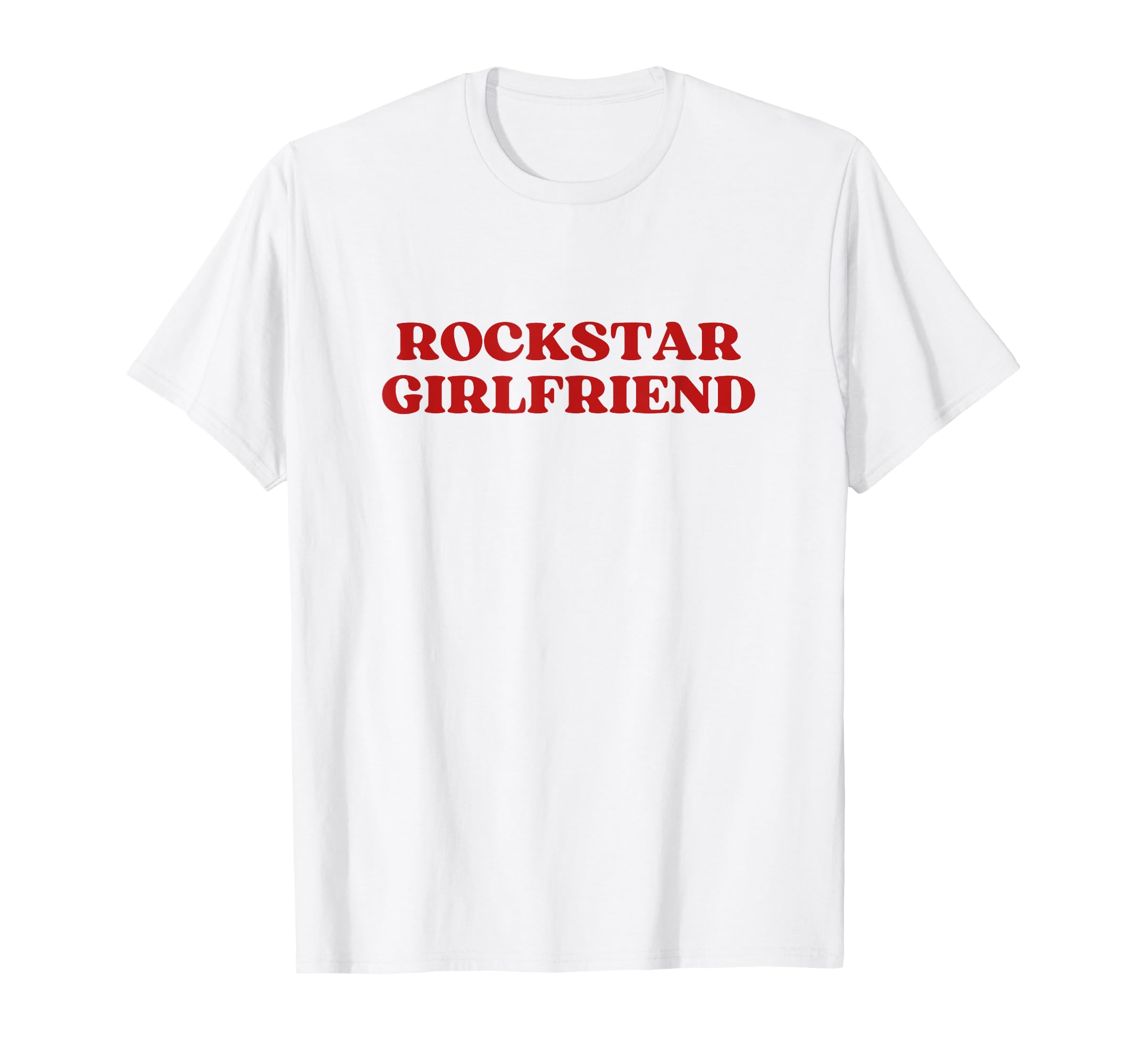 Rockstar Girlfriend Y2K Aesthetic T-Shirt - Minimalist Print for Adults - T-Shirt, Sweatshirt, Hoodie