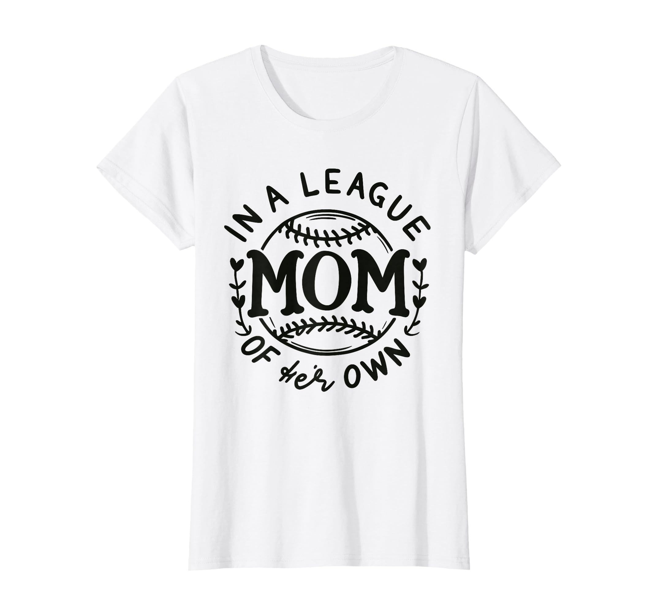 League Her Own Mom Baseball Mothers Day T-Shirt - Trendy Graphic Men Women - T-Shirt, Sweatshirt, Hoodie