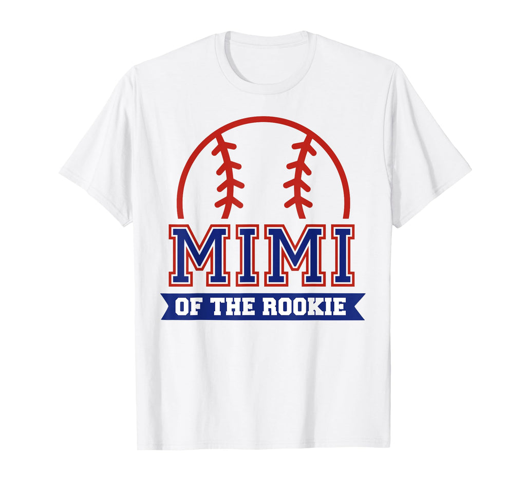 Mimi Rookie 1St Birthday Baseball Theme T-Shirt - Trendy Graphic Men Women - T-Shirt, Sweatshirt, Hoodie