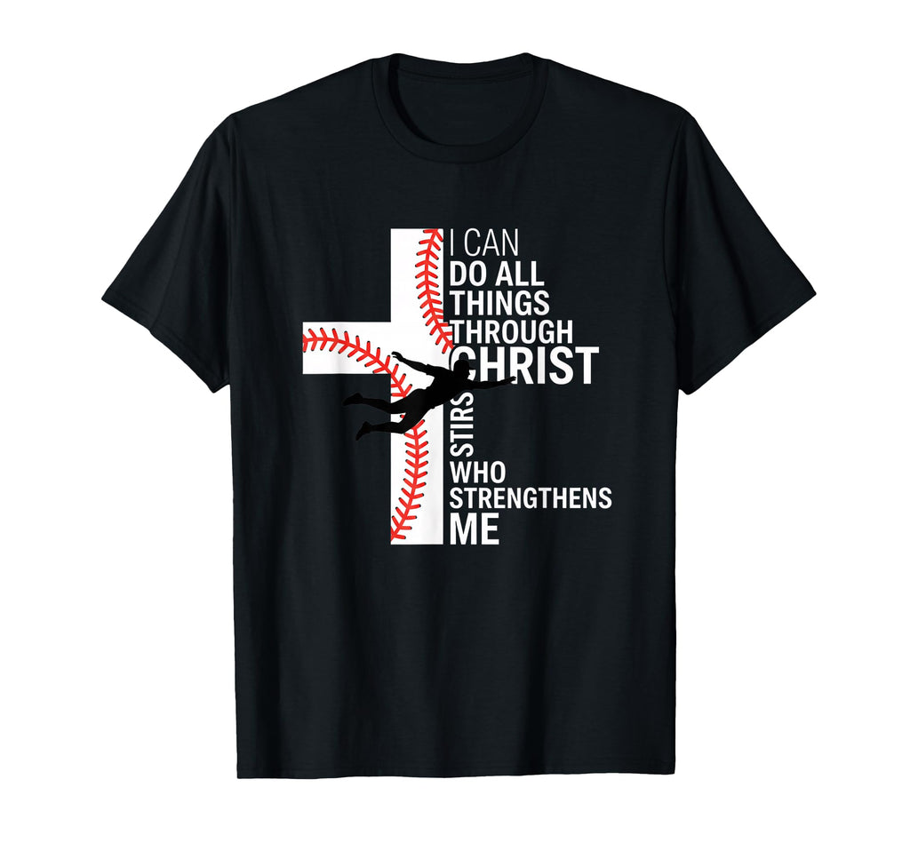 Christian Baseball Faith I Can Do T-Shirt - Aesthetic Graphic Men Women - T-Shirt, Sweatshirt, Hoodie