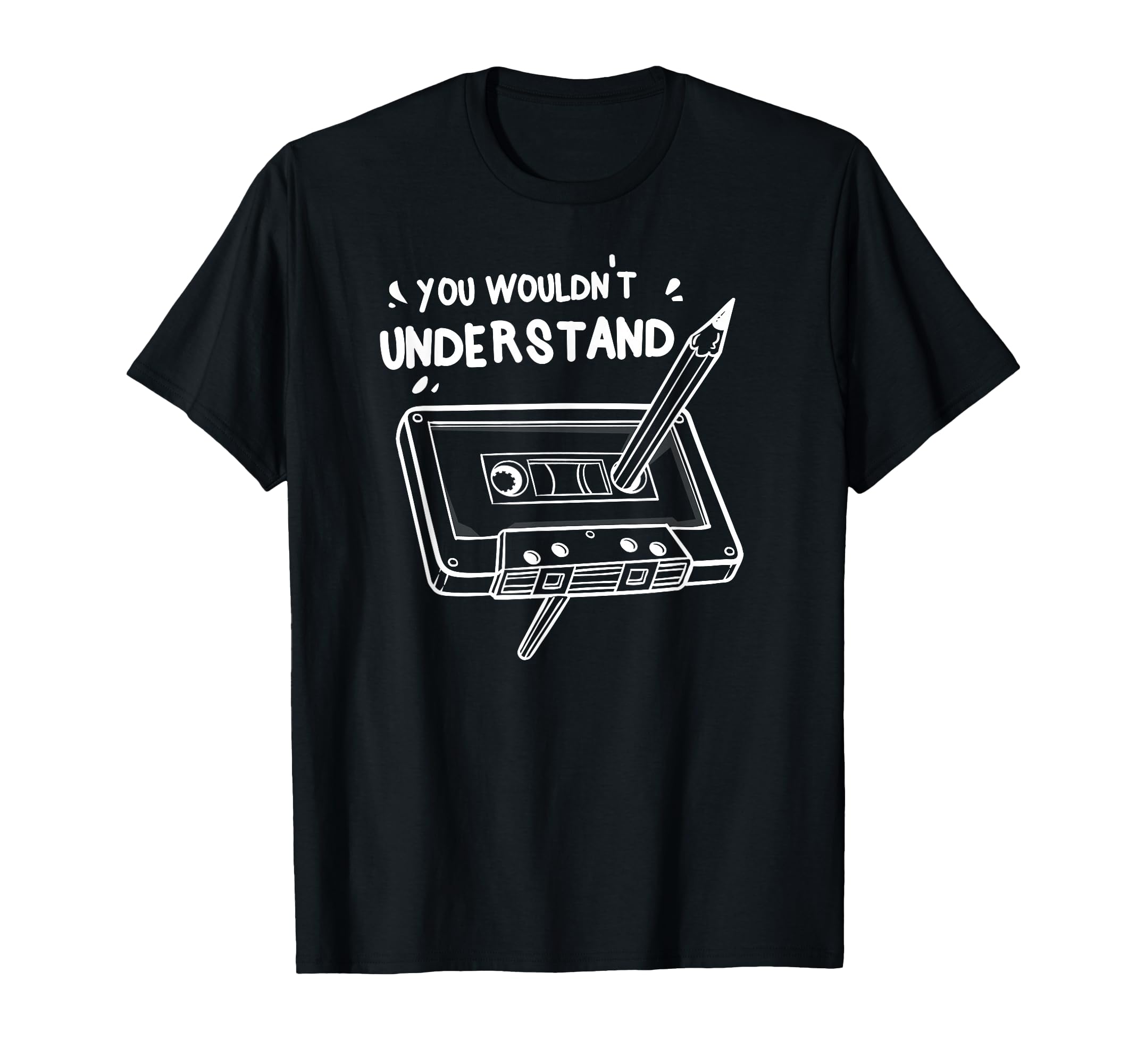 Never Forget Cassette Tape Gift Old T-Shirt - Aesthetic Graphic Men Women - T-Shirt, Sweatshirt, Hoodie
