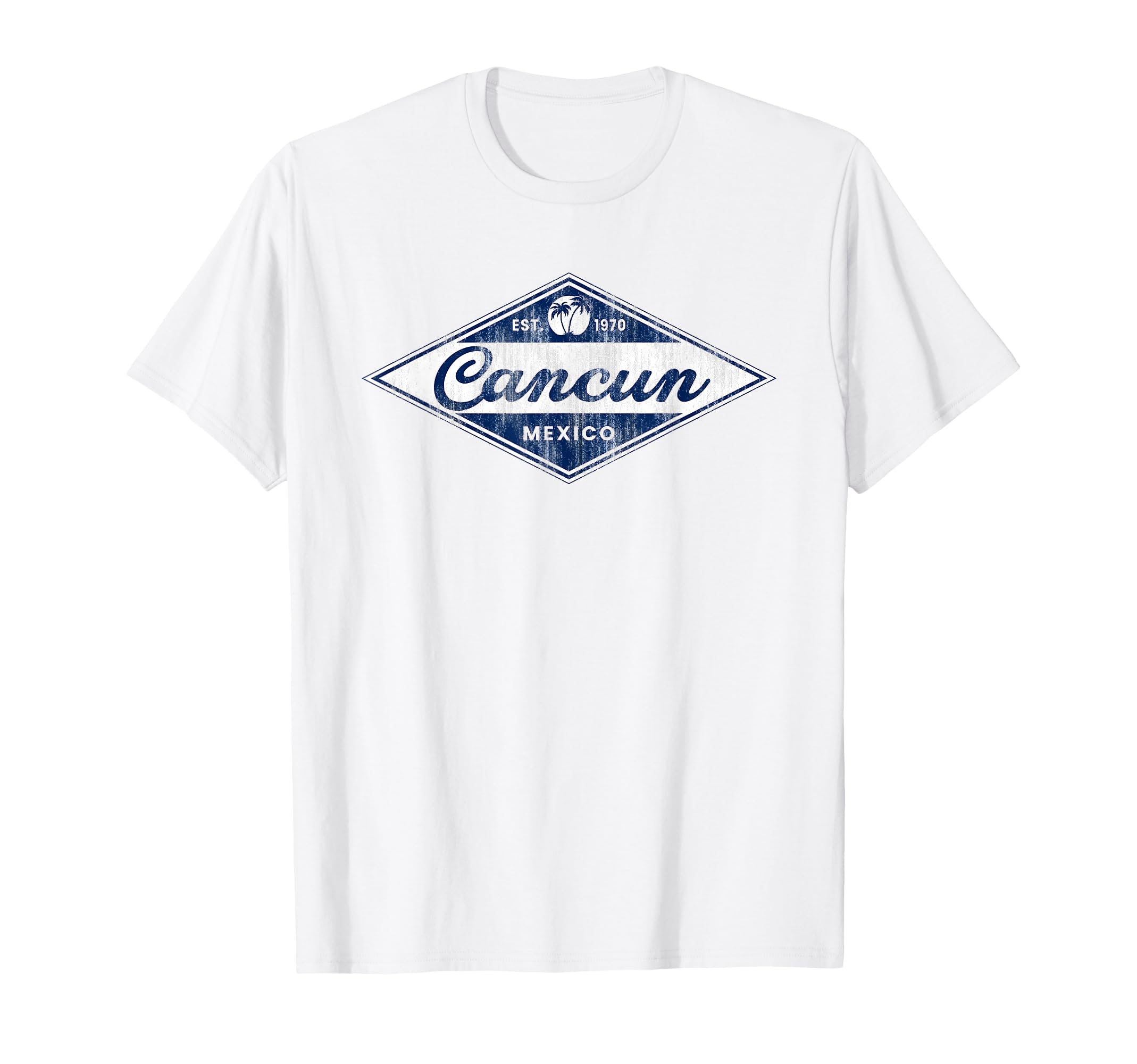 Cancun Palm Trees 70S Surfer T-Shirt - Casual Everyday Wear Men Women - T-Shirt, Sweatshirt, Hoodie