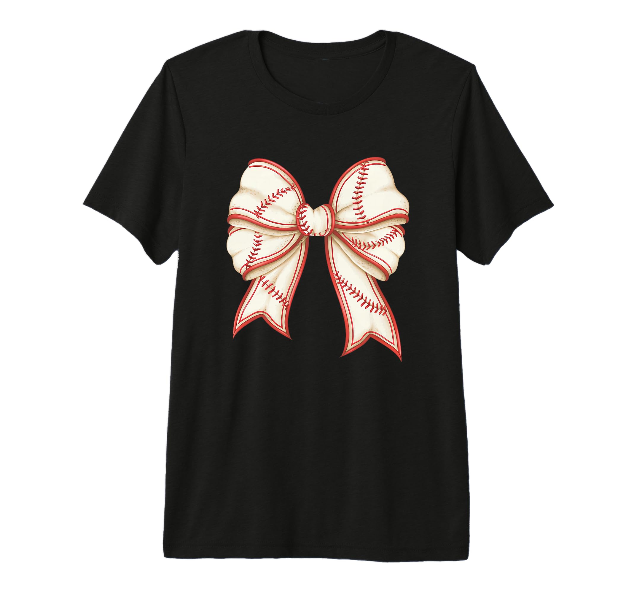 Coquette Bow Baseball Mama Baseball T-Shirt - Fun Novelty Design Men Women - T-Shirt, Sweatshirt, Hoodie