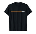 1990 Years Stripe 70S Birthday T-Shirt - Streetwear Style for Adults - T-Shirt, Sweatshirt, Hoodie