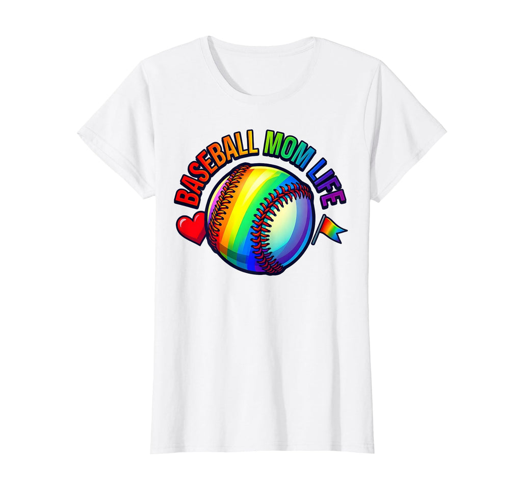 Baseball Mom Life Proud Sports Mom T-Shirt - Aesthetic Graphic for Adults - T-Shirt, Sweatshirt, Hoodie
