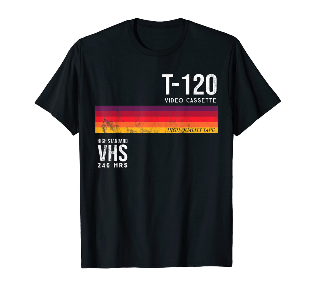 80S Video Cassette Tape Vhs T-Shirt - Fun Novelty Design for Adults - T-Shirt, Sweatshirt, Hoodie