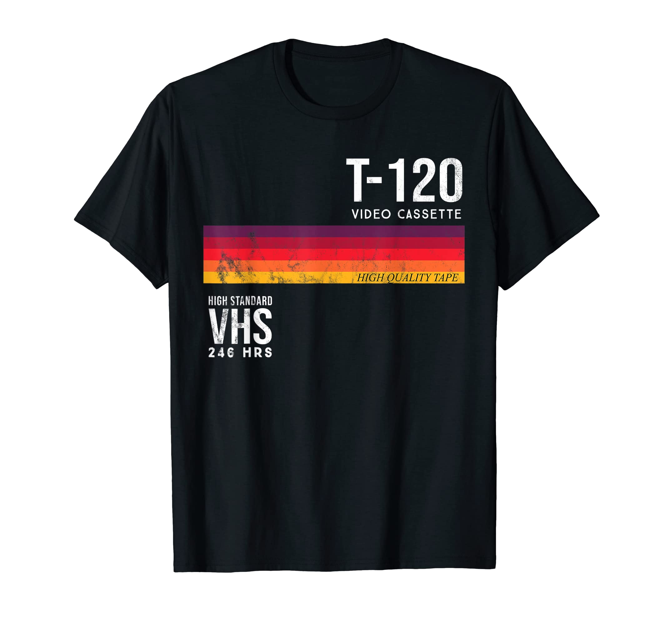 80S Video Cassette Tape Vhs T-Shirt - Fun Novelty Design for Adults - T-Shirt, Sweatshirt, Hoodie