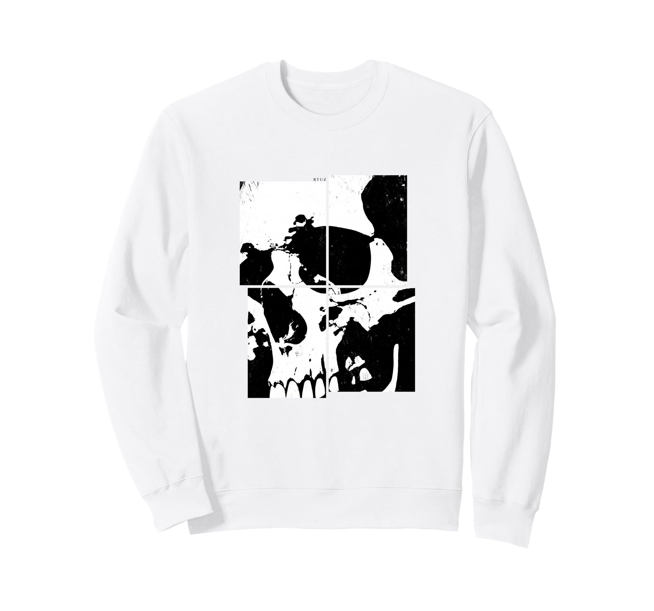 Aesthetic Streetwear Skull Sweatshirt - Aesthetic Graphic Men Women - T-Shirt, Sweatshirt, Hoodie