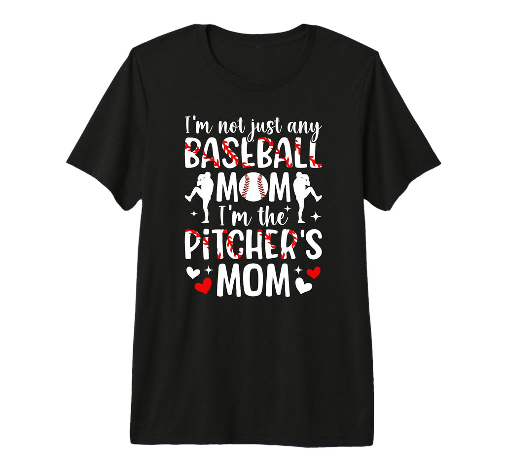 Im Baseball Pitcher Mom Baseball Pitcher T-Shirt - Custom Art Print Unisex - T-Shirt, Sweatshirt, Hoodie