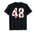 Baseball Mom 48 Jersey Baseball T-Shirt - Unique Graphic Men Women - T-Shirt, Sweatshirt, Hoodie