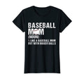 Womens Baseball Mom 1 Like Baseball Mom T-Shirt - Graphic Print for Adults - T-Shirt, Sweatshirt, Hoodie