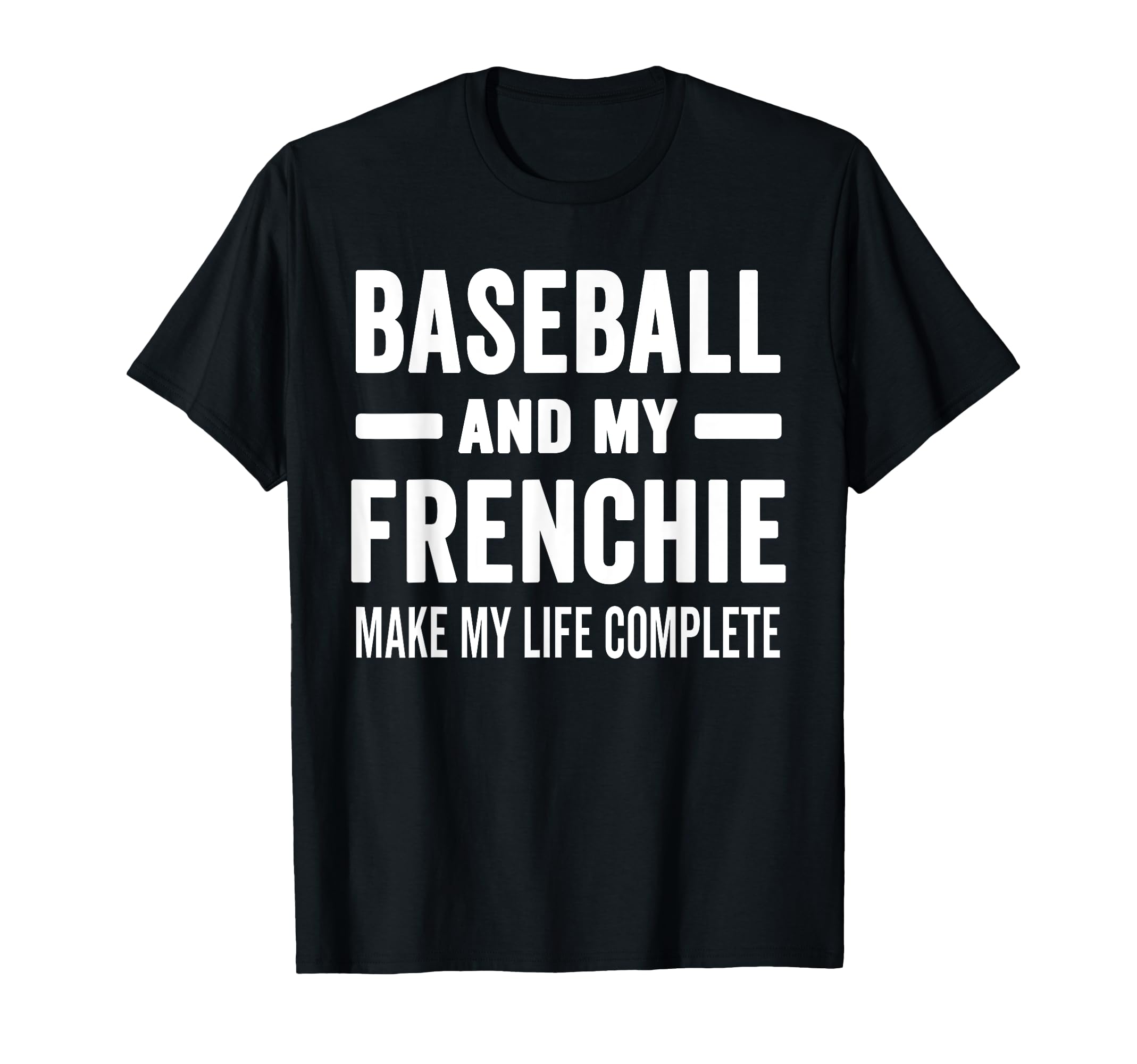 Baseball And My Frenchie Mama Dog T-Shirt - Novelty Apparel for Adults - T-Shirt, Sweatshirt, Hoodie