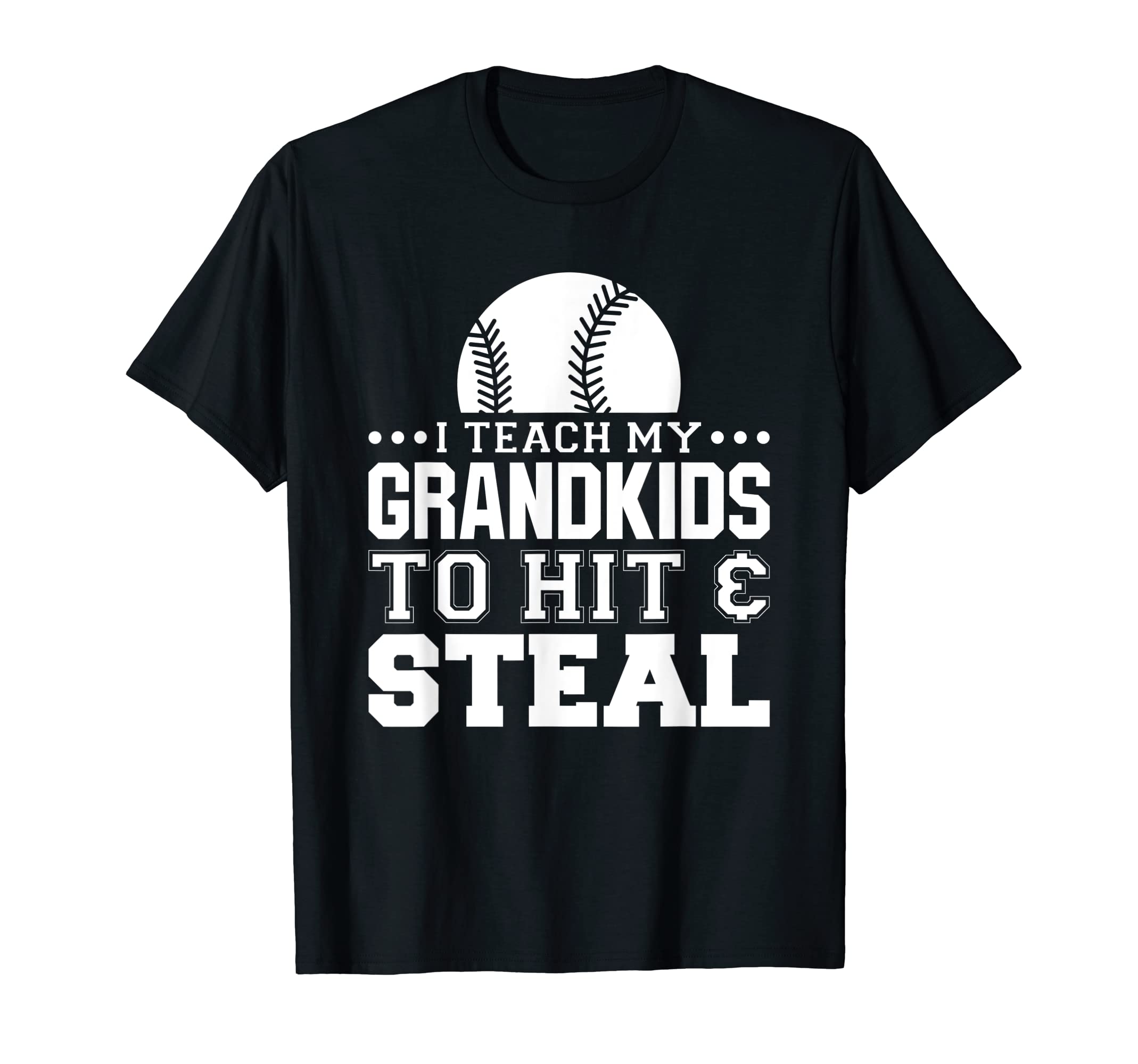 Baseball Grandpa I Teach My Grandkids T-Shirt - Streetwear Style Men Women - T-Shirt, Sweatshirt, Hoodie