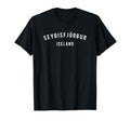 Varsity Seydisfjordur Iceland T-Shirt - Trendy Graphic for Adults - T-Shirt, Sweatshirt, Hoodie