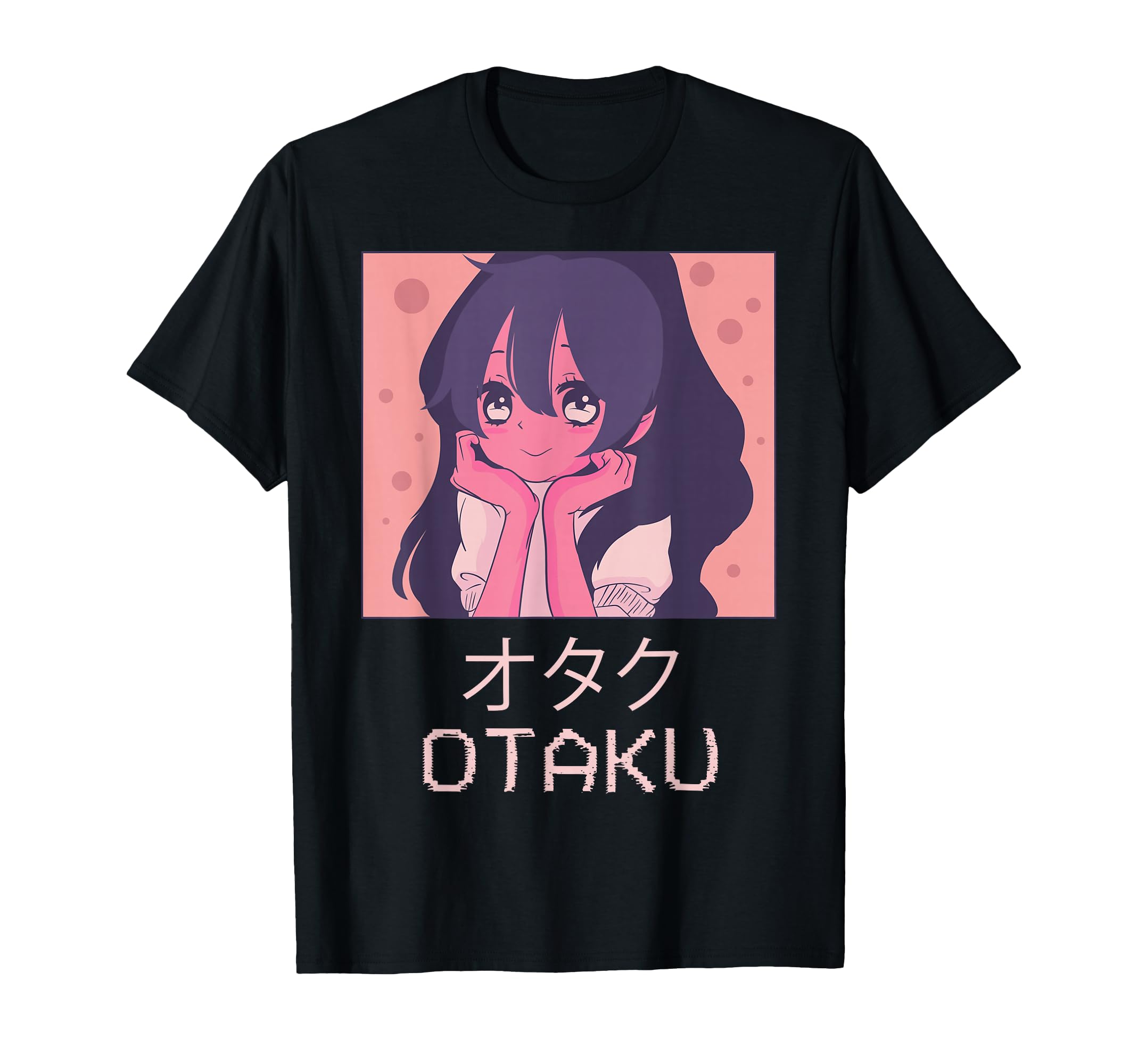 Otaku Anime Japanese Vaporwave T-Shirt - Minimalist Print Men Women - T-Shirt, Sweatshirt, Hoodie