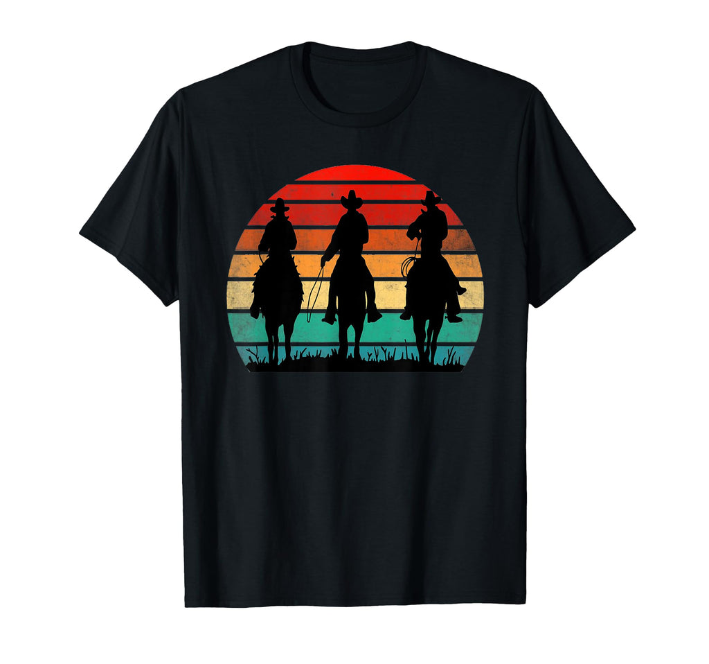 Cowboy Western Cowboys T-Shirt - Custom Art Print Men Women - T-Shirt, Sweatshirt, Hoodie