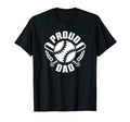 Mens Baseball Papa Proud Fathers Day T-Shirt - Streetwear Style for Adults - T-Shirt, Sweatshirt, Hoodie