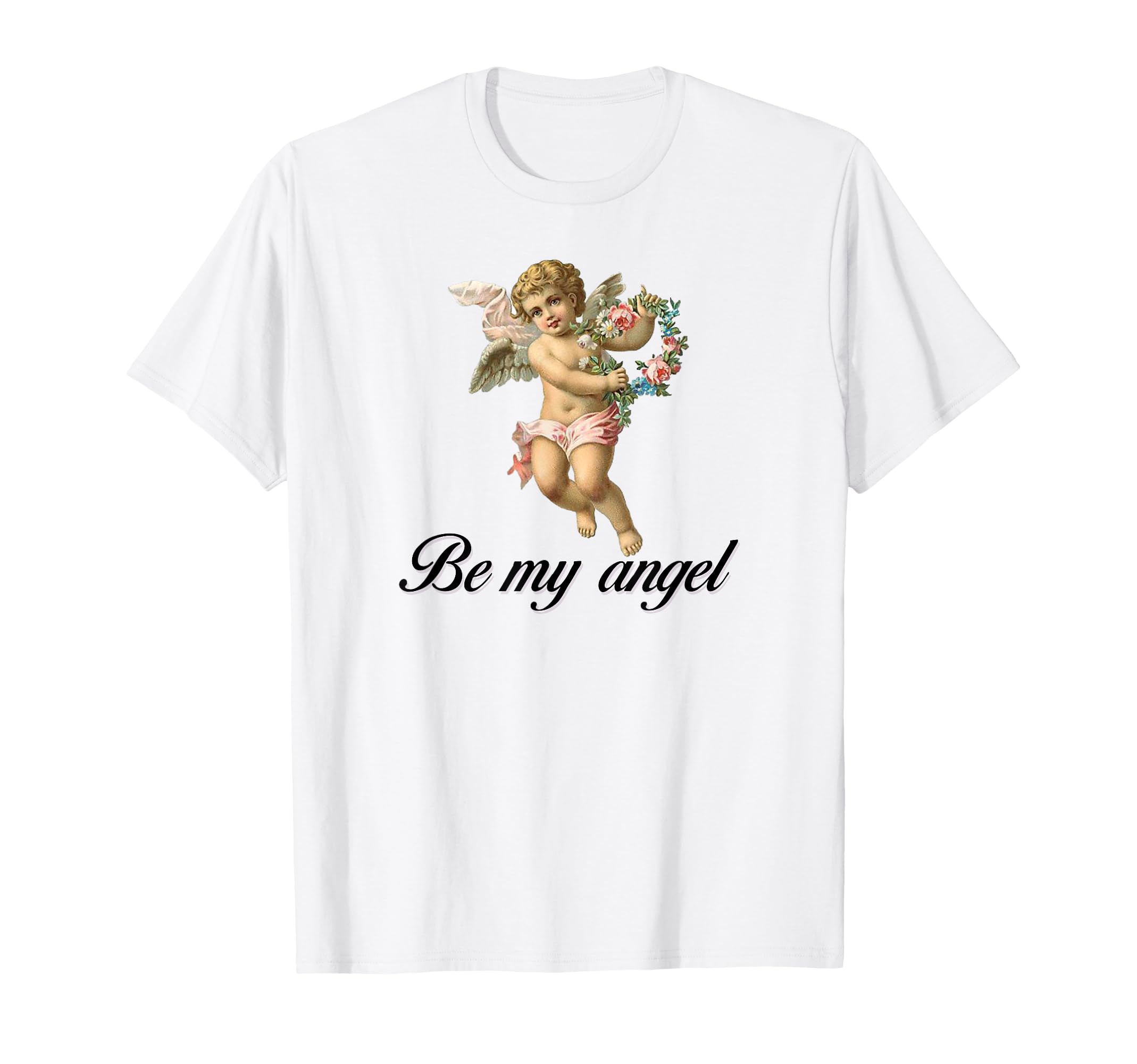 Angel Coquette Girlcore Y2K Aesthetic T-Shirt - Trendy Graphic Unisex - T-Shirt, Sweatshirt, Hoodie