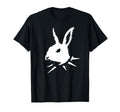 Bunny Skull Punk Y2K Creepy Cat Goth T-Shirt - Minimalist Print for Adults - T-Shirt, Sweatshirt, Hoodie